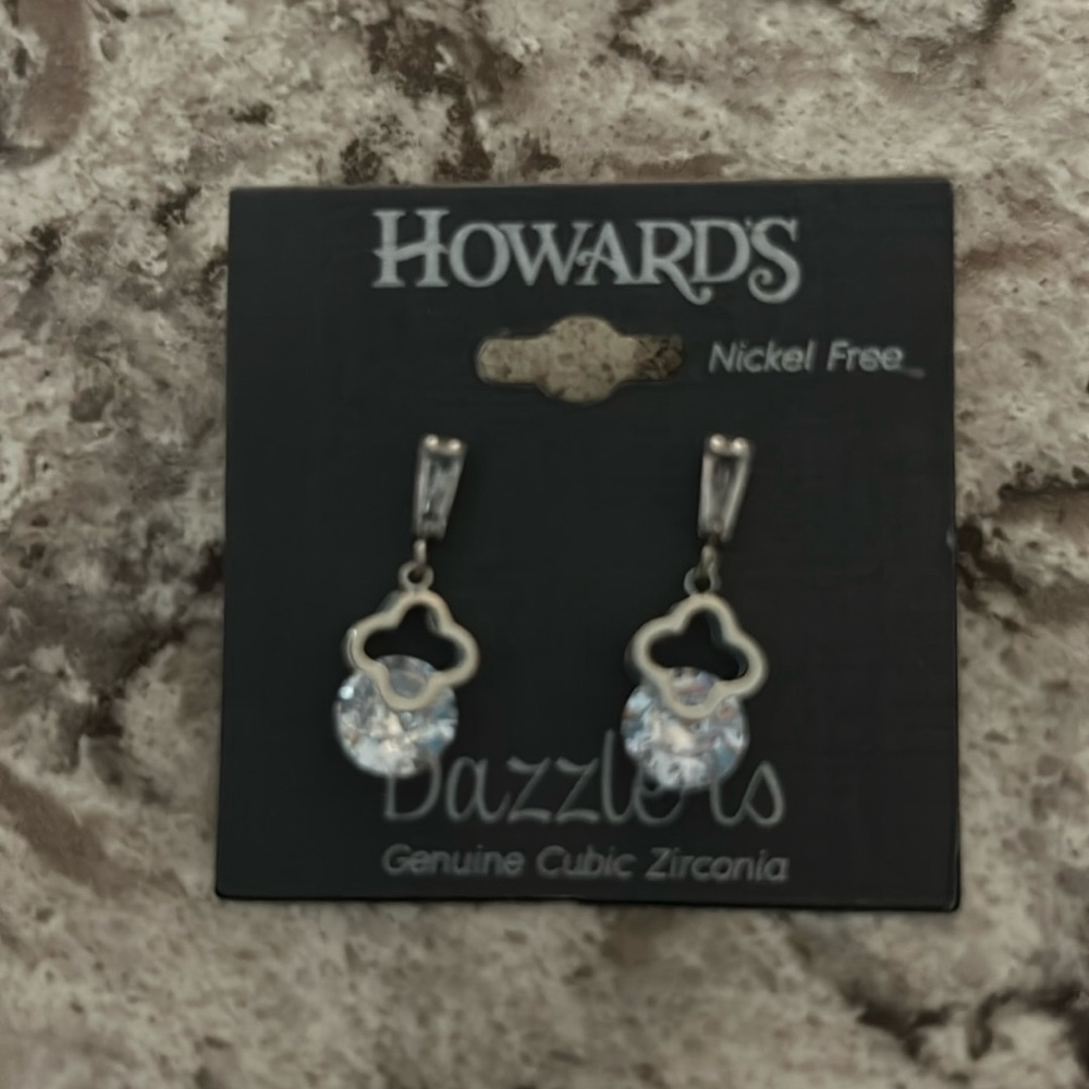 Brand new Dazzler Cubic Zirconia earrings